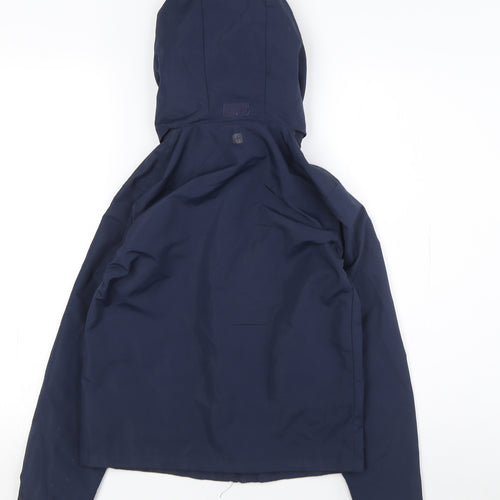 Mountain Warehouse Boys Blue Hooded Rain Coat 9-10 Years