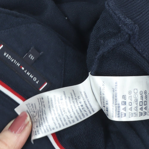 Tommy Hilfiger Boys Blue Pullover Hoodie S