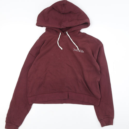 Jack Wills Women’s Red Pullover Hoodie, Size 8