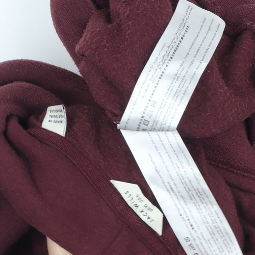 Jack Wills Women’s Red Pullover Hoodie, Size 8