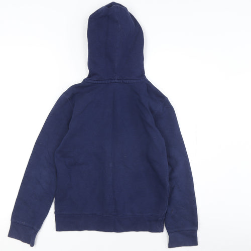 Gap Girls Blue Hoodie, Size 10, Full Zip, Casual Logo