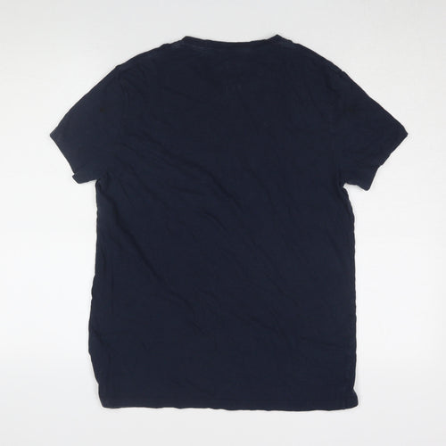 Jack Wills Men's Blue Crew Neck T-Shirt Medium