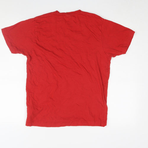 Transalpino Red Unisex T-Shirt, Size S, Basic Style
