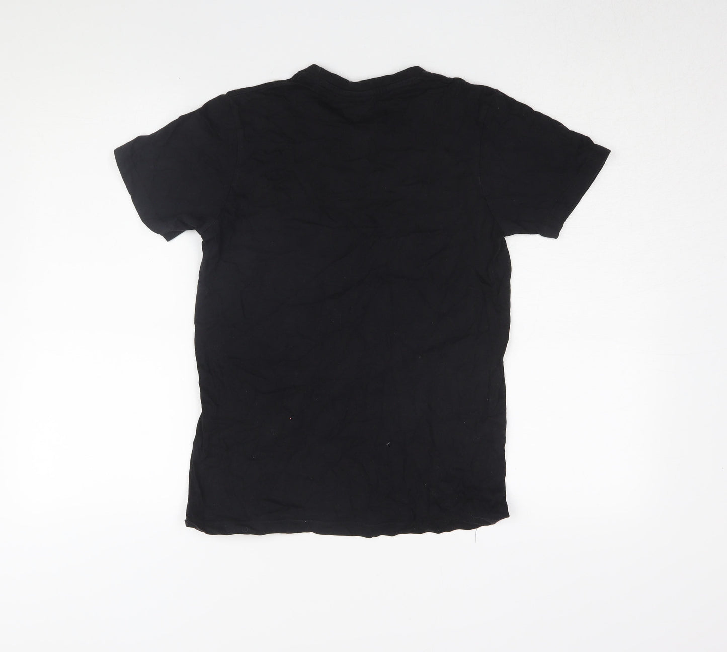Yantra Black Cotton Unisex T-Shirt - Summer Casual M