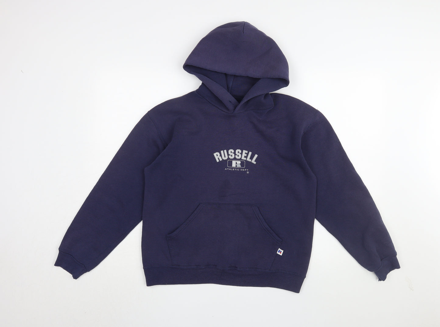 Russell Athletic Boys Blue XL Pullover Hoodie with Logo