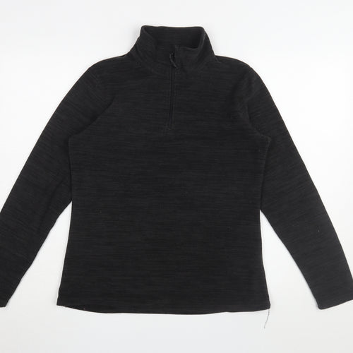 Mountain Warehouse Women's Black Size 12 Pullover Fleece