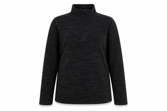 Front view of Mountain Warehouse Women's Black, size 12, Pullover Fleece