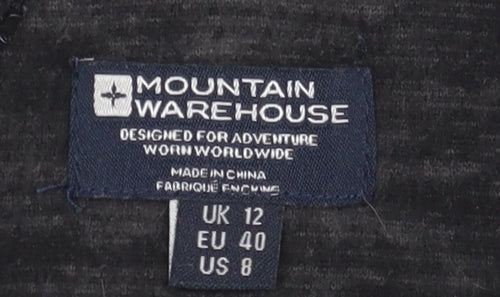 Mountain Warehouse Women's Black Size 12 Pullover Fleece