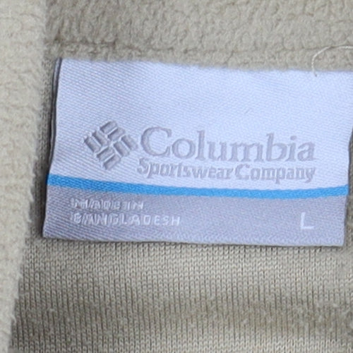 Columbia Women’s Beige Fleece Pullover L