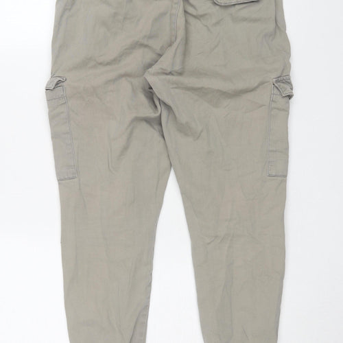 Brave Soul Men's Grey Cargo Trousers 34