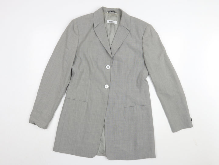 Marella Women's Grey Blazer Business Coat Size 12