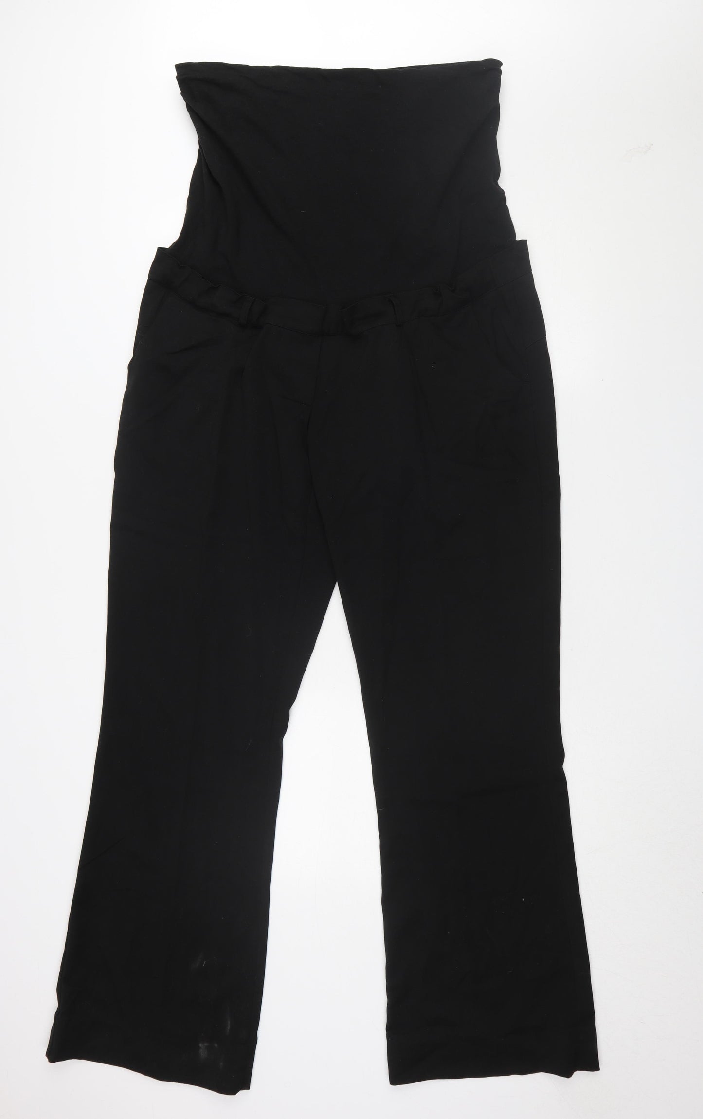 Long Tall Sally Women's Black Flared Trousers Size 18