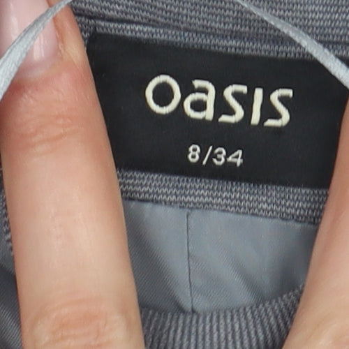Oasis Grey Women's Slim Blazer, Size 8