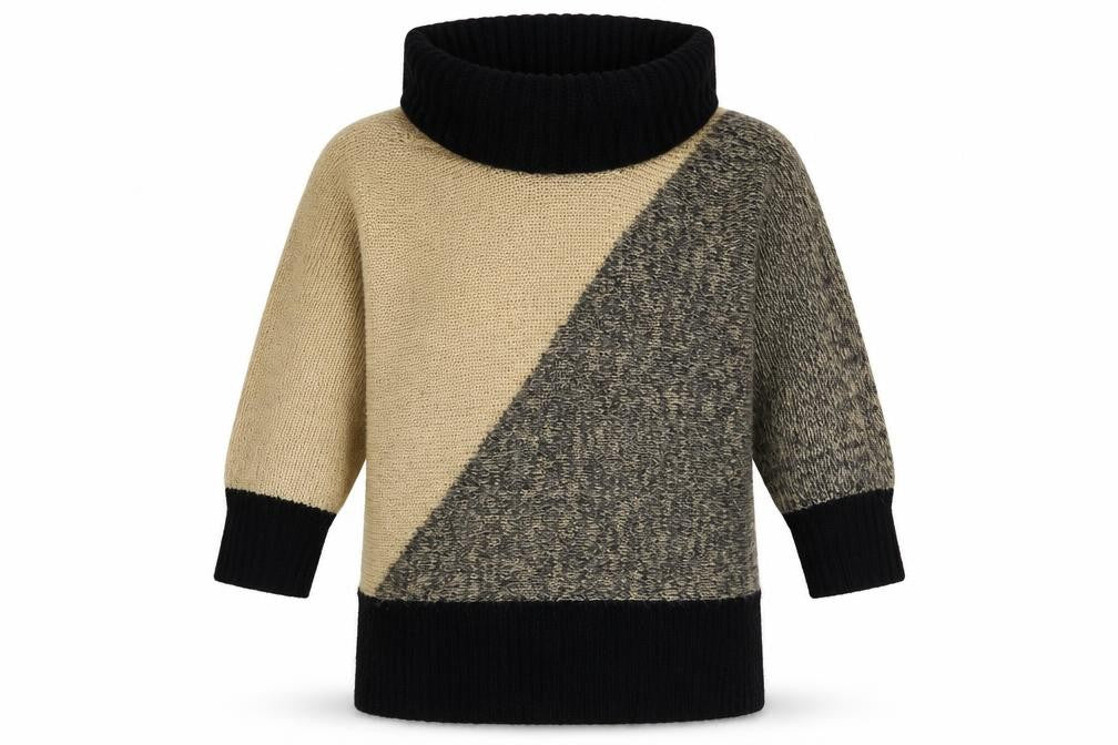 Front view of Wallis Women's Beige Cowl Neck jumper, size 10