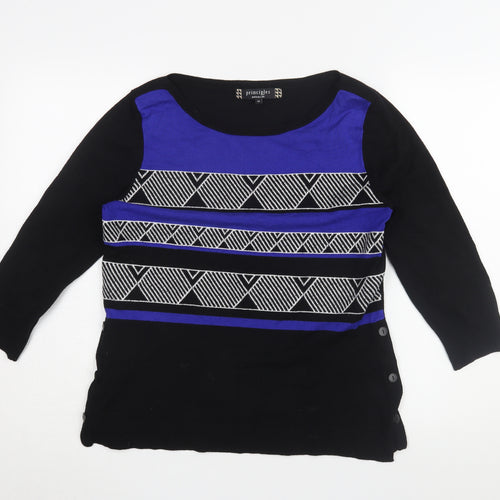 Principles Women's Black Pullover Jumper Size 12