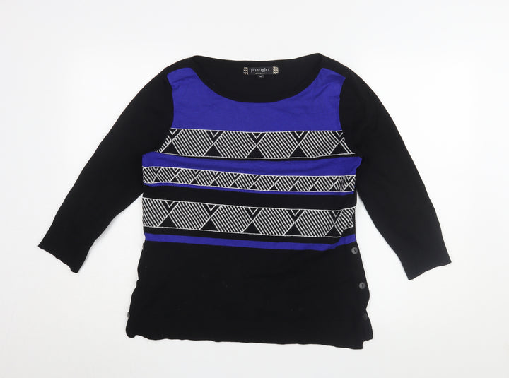 Principles Women's Black Pullover Jumper Size 12