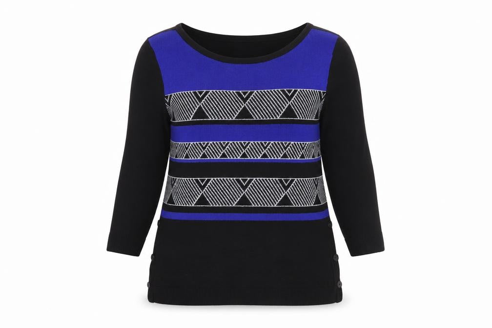 Front view of Principles Women's Black jumper, size 12