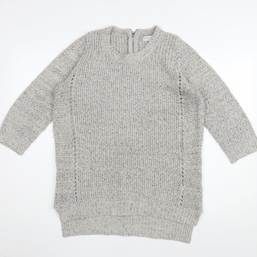 Marks and Spencer Women's Grey Pullover Jumper Size 10