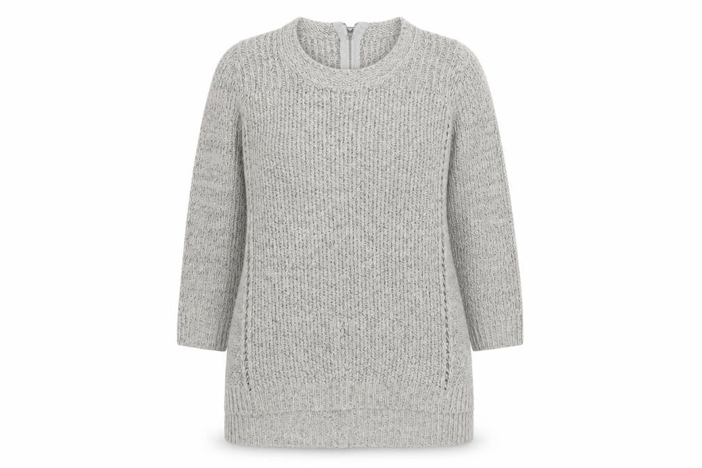 Front view of Marks & Spencer Women's Grey jumper, size 10