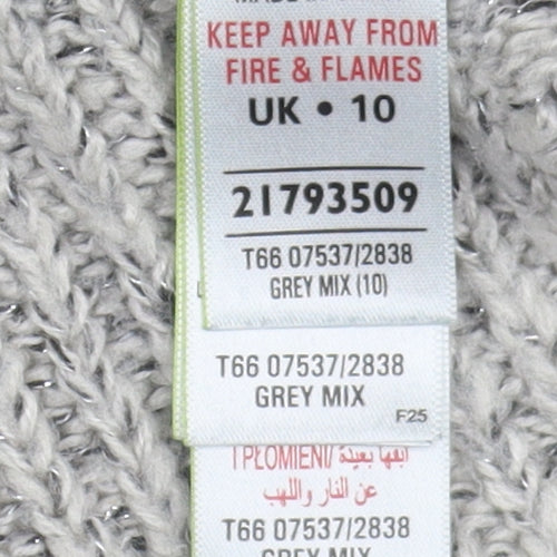 Marks and Spencer Women's Grey Pullover Jumper Size 10