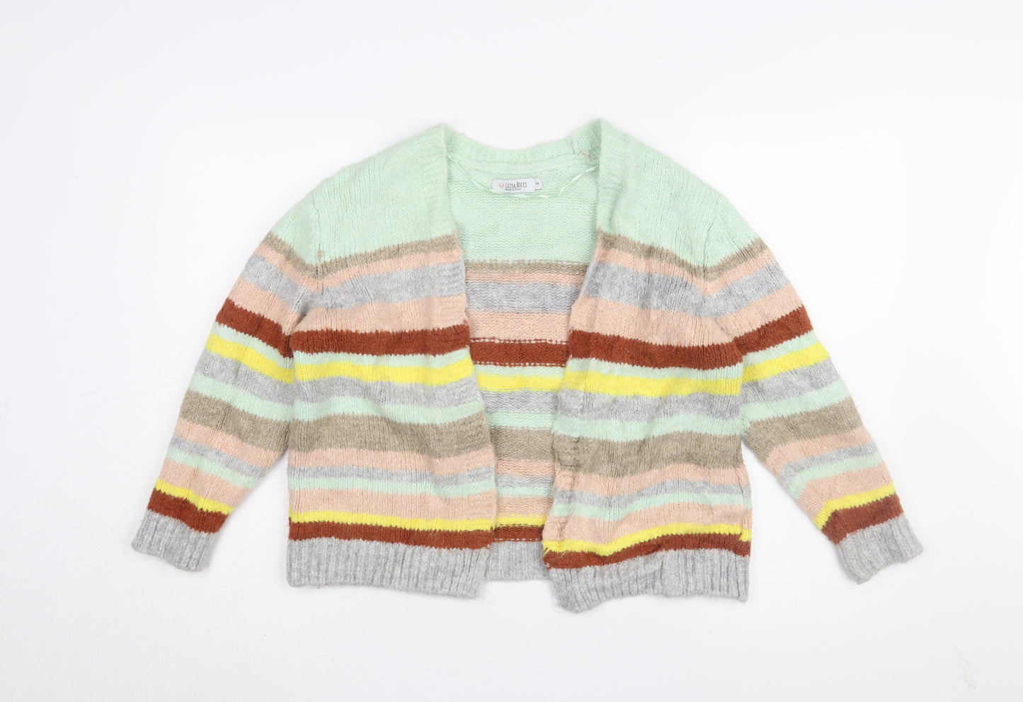 Luisa Ricci Women's Multicoloured Striped Cardigan S
