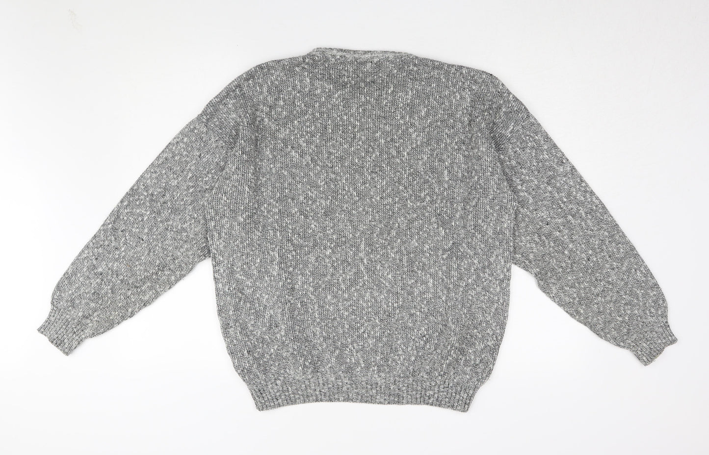 Greenwoods Men's Grey Argyle Pullover Jumper XL