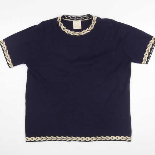 Eastex Women’s Blue T-Shirt, Medium, Short Sleeve