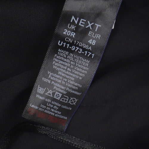 Next Women's Black Dress Pants Size 20 Belted Business