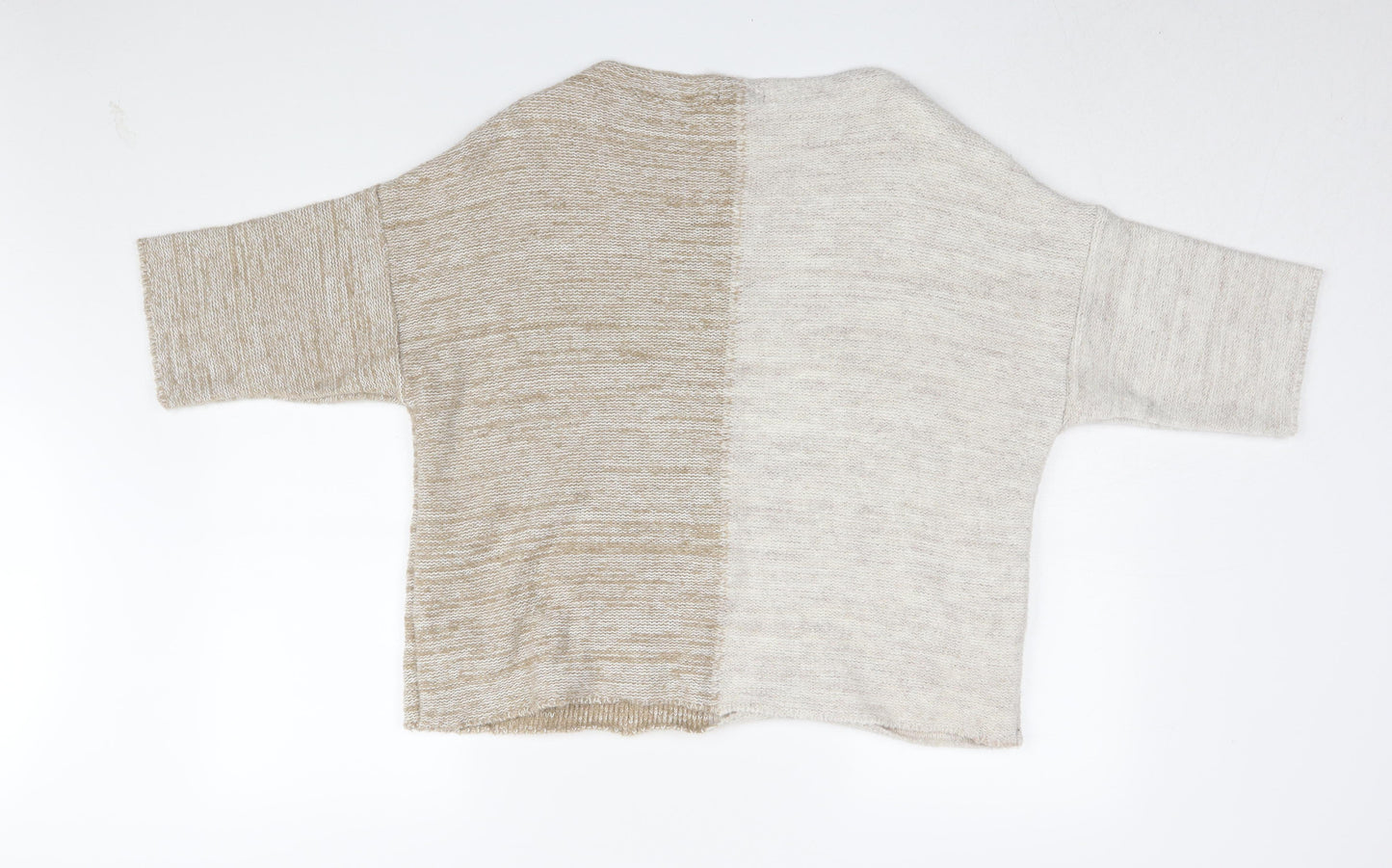 Topshop Women’s Ivory 3/4 Sleeve Relaxed Jumper