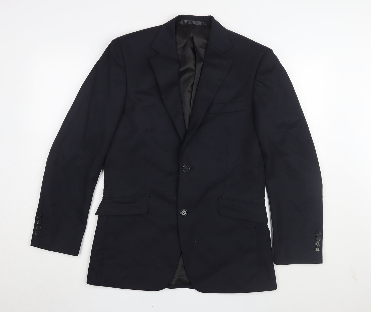 Dehavilland Men's Black Blazer, Size 36R, Regular Fit