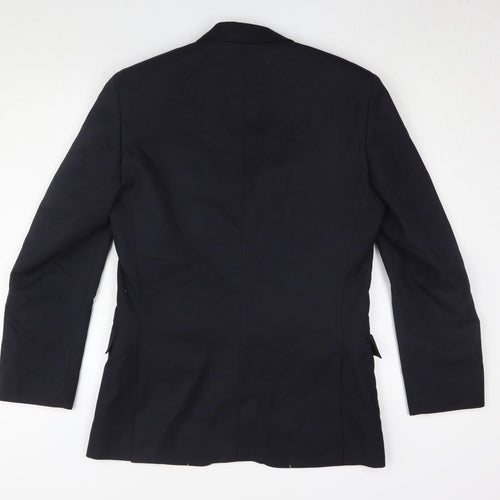 Dehavilland Men's Black Blazer, Size 36R, Regular Fit
