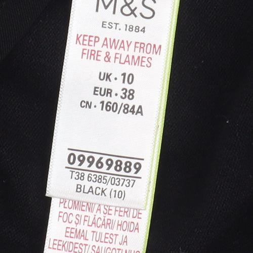 Marks and Spencer Women's Black Basic Jacket Size 10