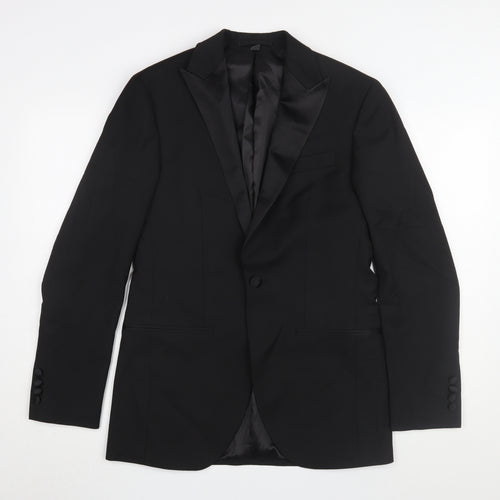 Marks and Spencer Men's Black Suit Jacket 36R