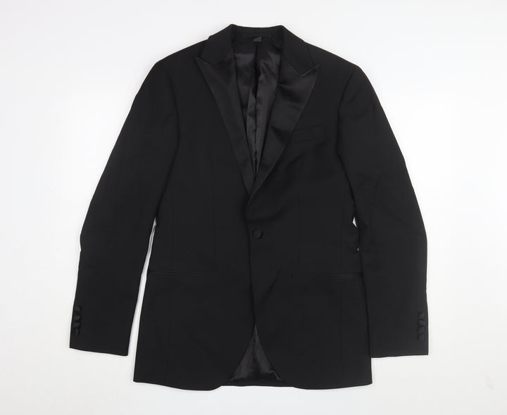 Marks and Spencer Men's Black Suit Jacket 36R