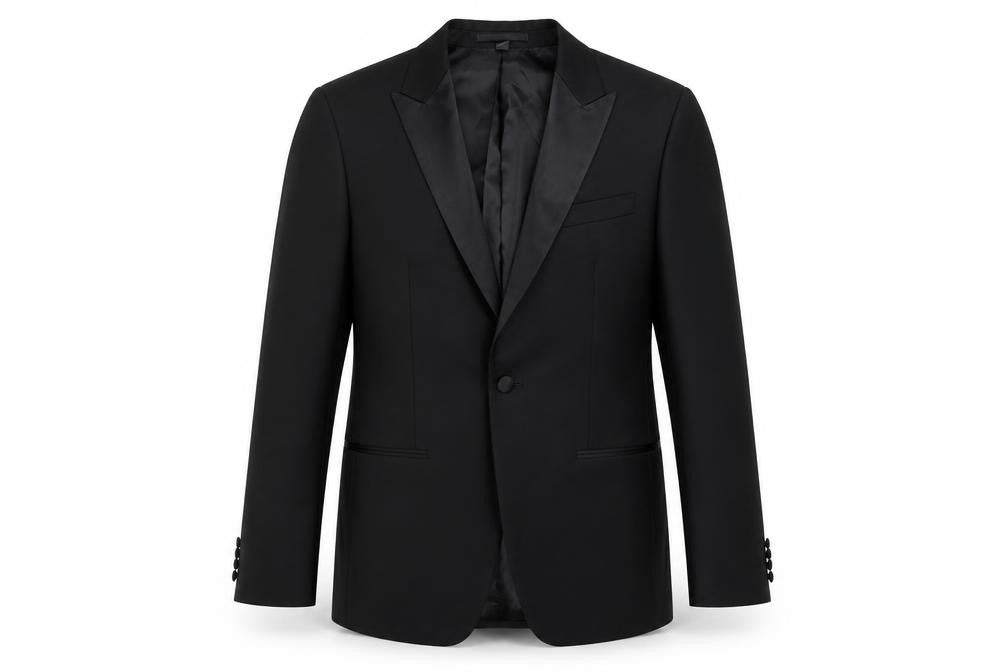 Front view of Marks & Spencer Men's Black Suit Jacket 36R