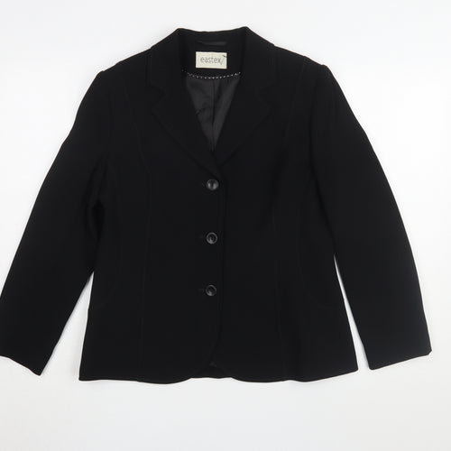Eastex Women's Black Suit Jacket Size 10 Business Attire