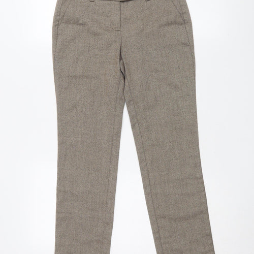 Mentha & Chocolate Women's Beige Dress Pants