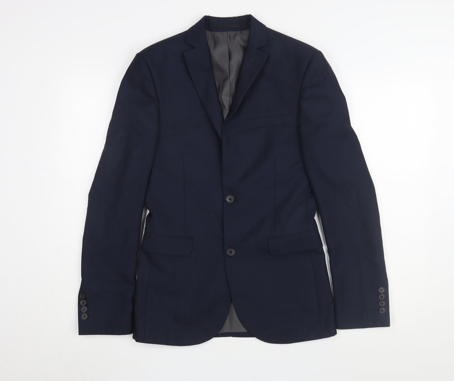 Next Men's Blue Blazer 34 Regular Fit Formal