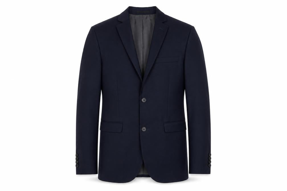 Front view of Next Men's Blue Blazer 34 Regular Fit Formal