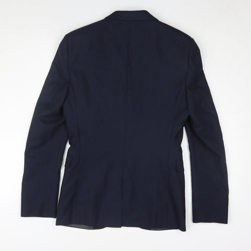 Next Men's Blue Blazer 34 Regular Fit Formal