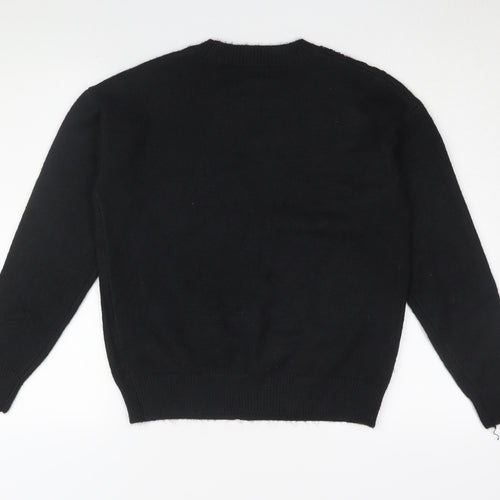Marks and Spencer Women's Black Sequin Jumper S