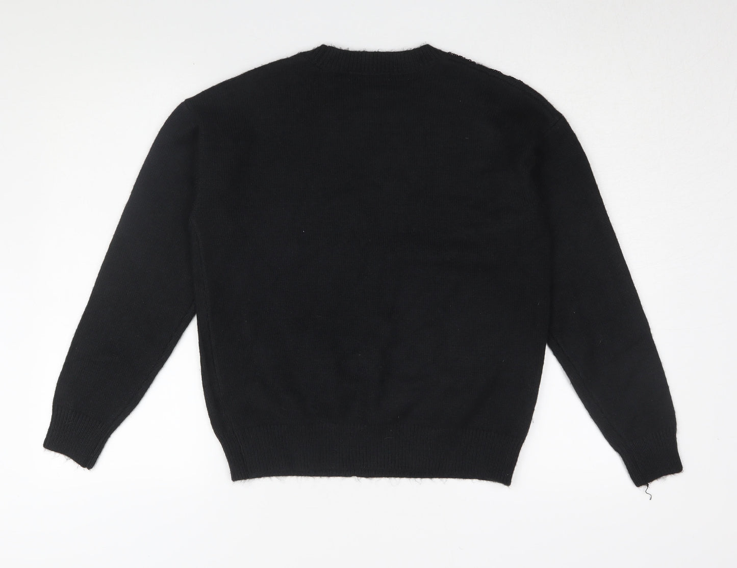Marks and Spencer Women's Black Sequin Jumper S
