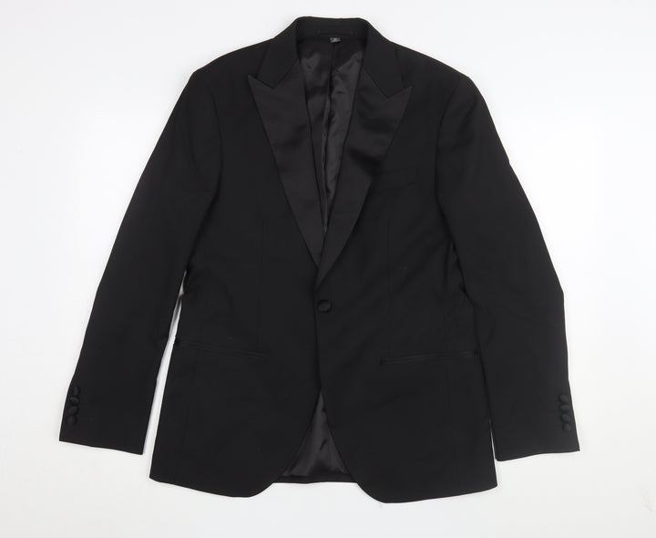 Marks and Spencer Men's Black Tuxedo Blazer 38S