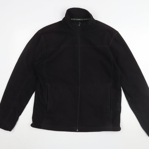 Marks and Spencer Men's Black Fleece Jacket Size S