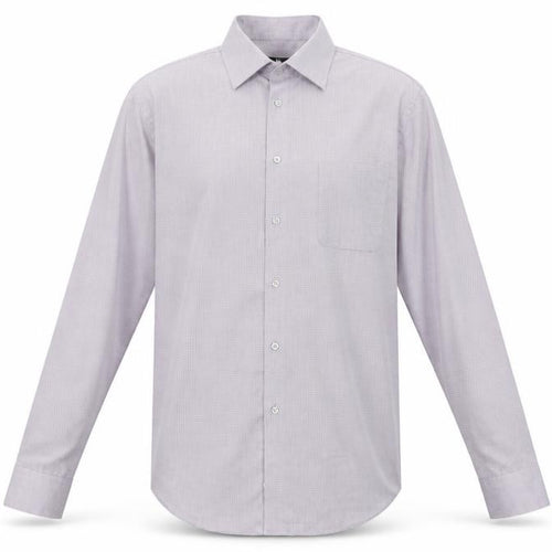 Calvin Klein Men's Purple Check Button-Up Shirt - L