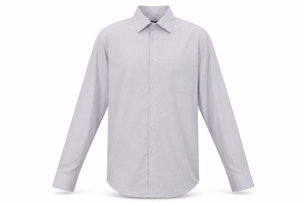 Calvin Klein Men's Purple Check Button-Up Shirt - L