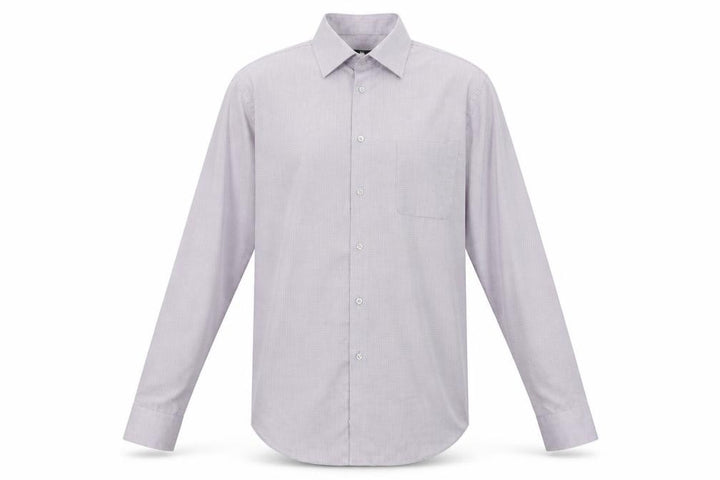 Calvin Klein Men's Purple Check Button-Up Shirt - L