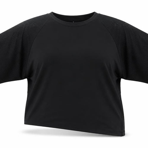Reebok Unisex Black Gym T-Shirt L Lightweight Breathable