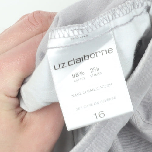 Liz Claiborne Women’s Beige Chino Trousers Size 16