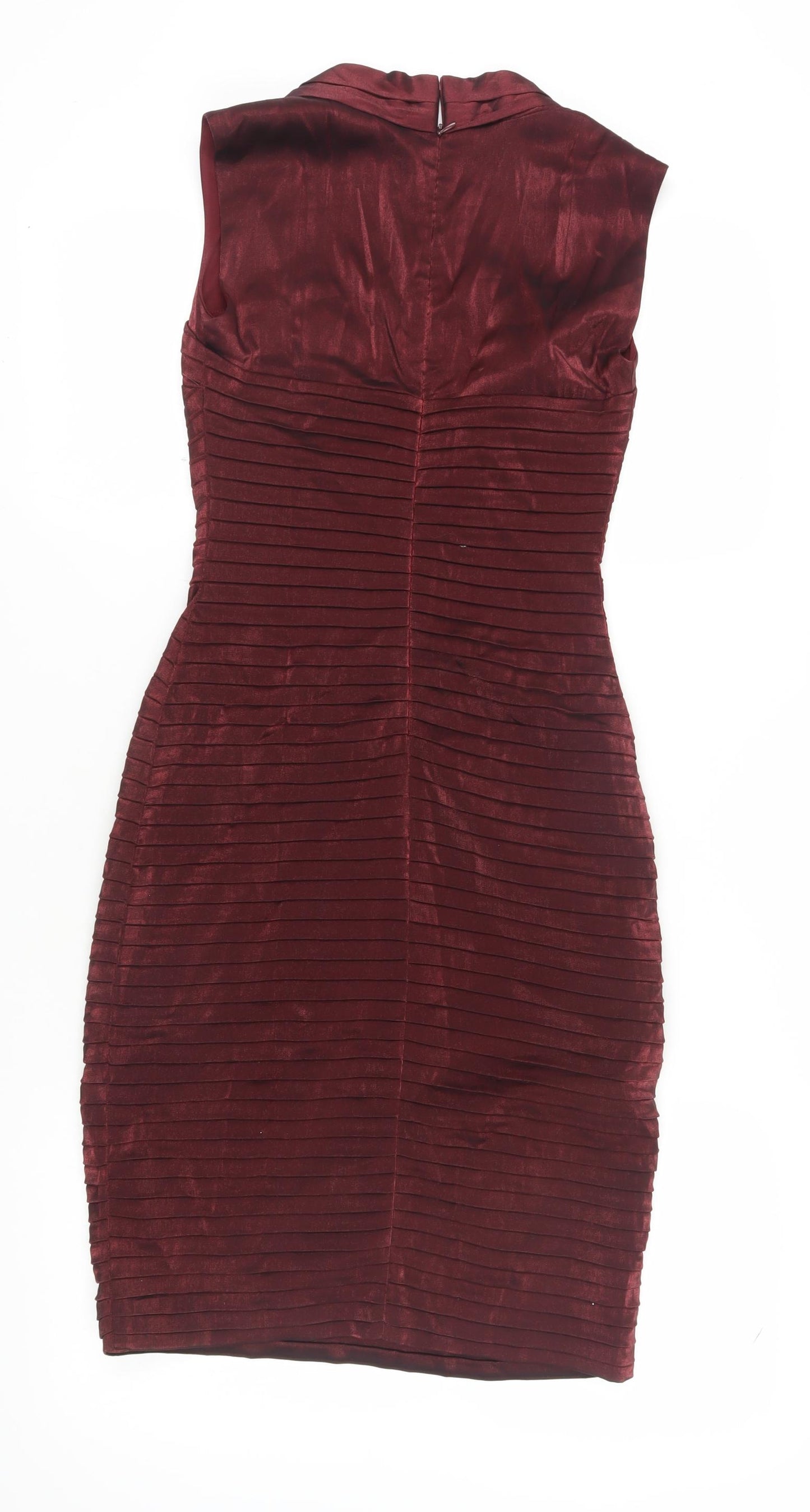 Le Chateau Women's Red Bodycon Dress - Size 6